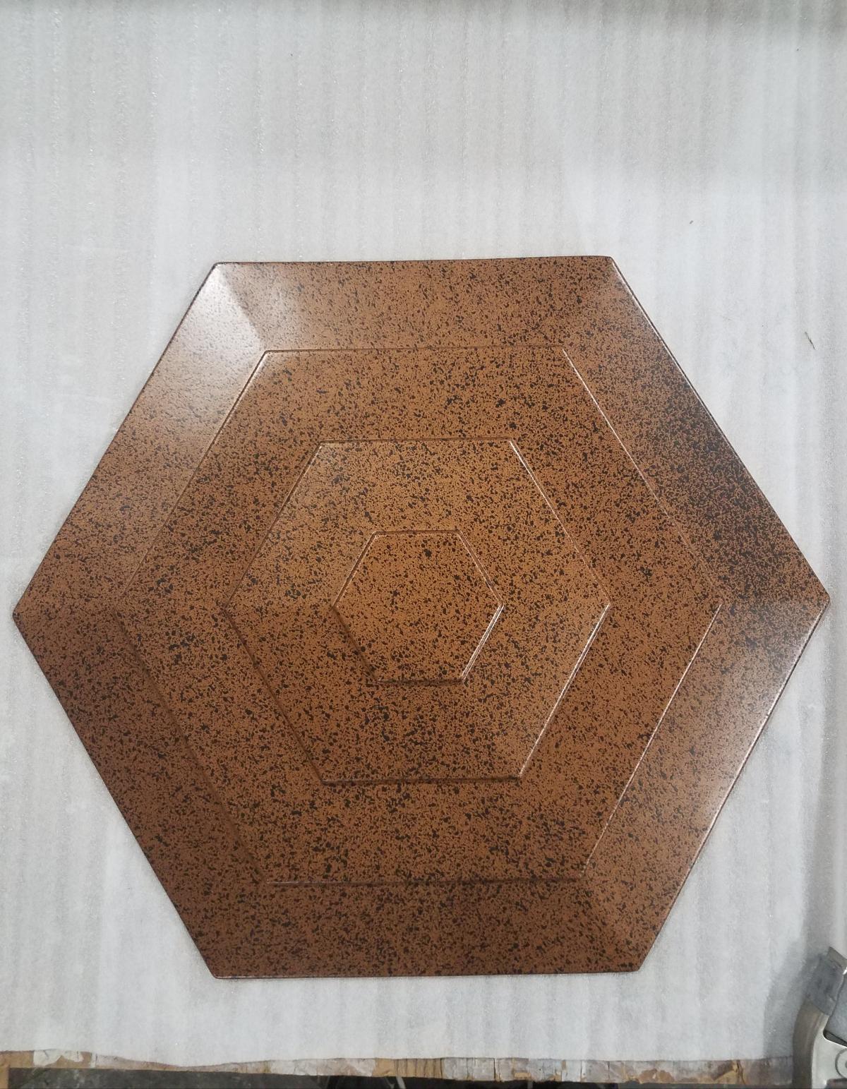 Ekena Millwork Deckenrosette Bradford – 12,5" OD, Handbemalt Gobi Wüste Design, Aus Robustem Urethan, Für Deckenventilatoren