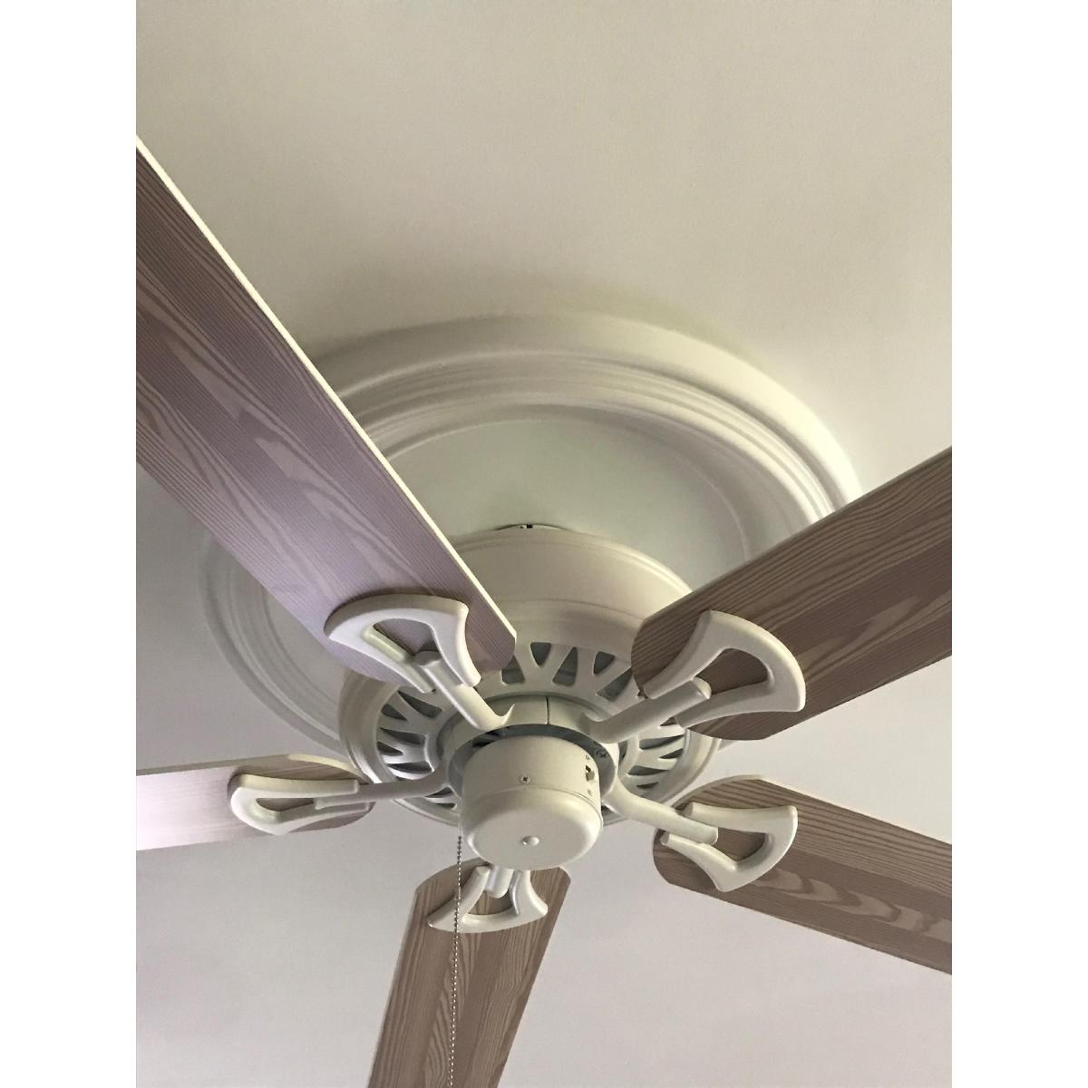 Decorative Ceiling Medallions White PU Ceiling Medallion - 35cm Round Decorative Light Cover For Chandeliers & Ceiling Fans Ceiling Medallion For Ceiling Fan