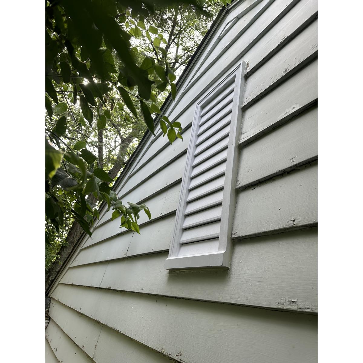 TrueCraft PVC Rectangle Surface Mount Gable Vent, 20