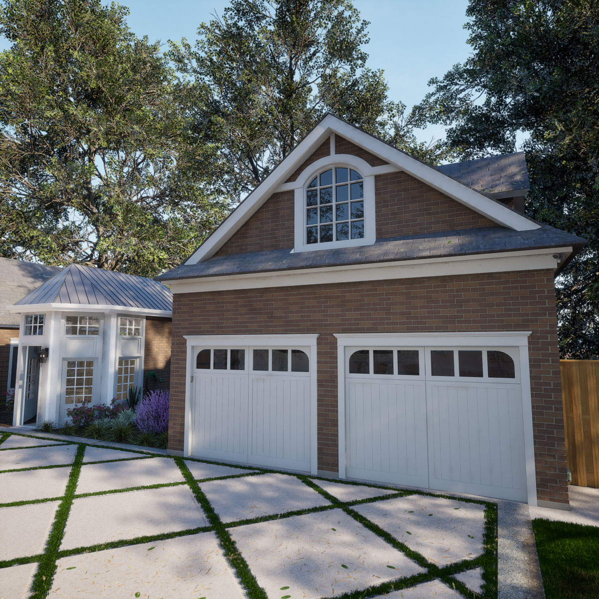 Endurathane Craftsman Crosshead With Bottom Trim, And Egg & Dart Trim, 34" Bottom Width X 38" Top Width X 7 1/4"H X 1"P, Factory Primed - View #3