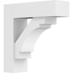Standard Merced Architectural Grade PVC Bracket with Block Ends