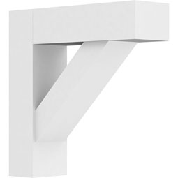 Standard Traditional Architectural Grade PVC Bracket with Block Ends