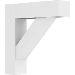 Standard Traditional Architectural Grade PVC Bracket with Block Ends