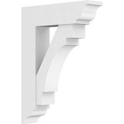Standard Merced Architectural Grade PVC Bracket with Traditional Ends