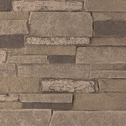 9"W x 8"H Acadia Ledge Stacked Stone, StoneCraft Faux Stone Siding Panel