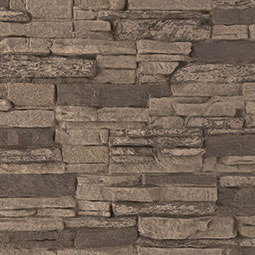 9"W x 8"H Canyon Ridge Stacked Stone, StoneCraft Faux Stone Siding Panel