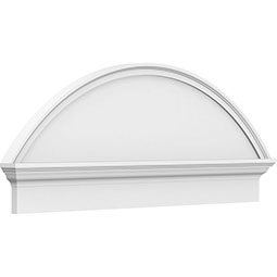 Segment Arch Smooth Architectural Grade PVC Combination Pediment