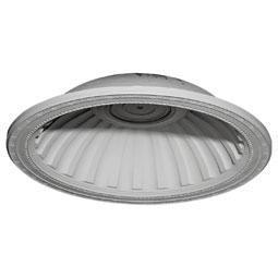 31 7/8"OD x 25 1/8"ID x 7 3/8"D Milton Recessed Mount Ceiling Dome (25 1/8"Diameter x 6 7/8"D Rough Opening)