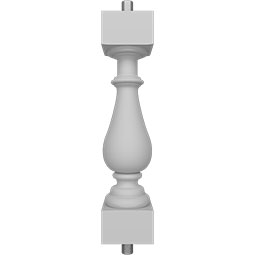 Traditional Baluster - 5 7/8" On Center Spacing to Pass 4" Sphere Code