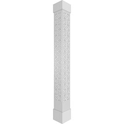 Craftsman Classic Square Non-Tapered Paisley Fretwork Column