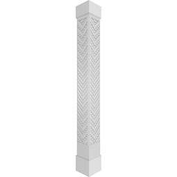 Craftsman Classic Square Non-Tapered Gilcrest Fretwork Column
