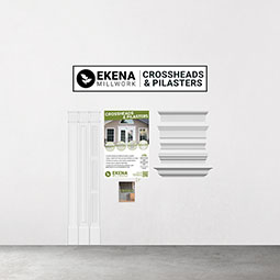 Ekena Millwork Display Kit for Crossheads & Pilasters
