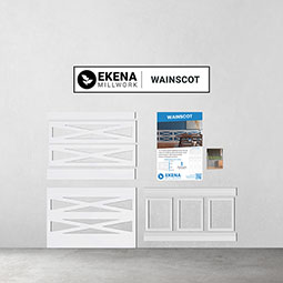 Ekena Millwork Display Kit for Wainscot