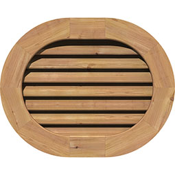 Horizontal Round Ended Gable Vent