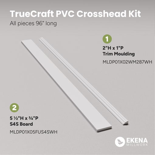 PVC Crossheads & Crosshead Kits | Ekena Millwork | Ekena Millwork