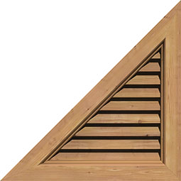 Right Triangle Gable Vent - Left Side