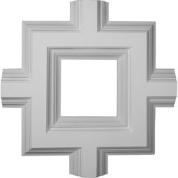 36"W x 4"P x 36"L Inner Square Intersection for 8" Deluxe Coffered Ceiling System (Kit)