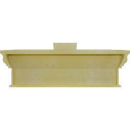 Crossheads With Keystones- Transform Your Home Today | Ekena Millwork