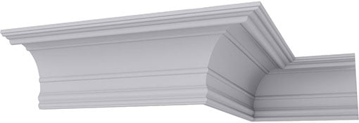 6 3/4"H x 7"P x 9 3/4"F x 94 1/2"L Foster Traditional Crown Moulding