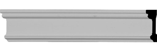 1 3/4"H x 1/2"P x 94 1/2"L Pierced Moulding Backplate, fits Pierced Moulding Heights 1" and under