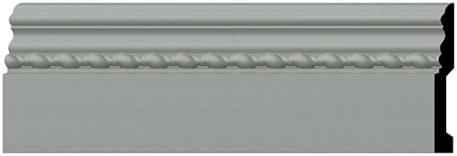 4 7/8"H x 5/8"P x 94 1/2"L Oslo Rope Baseboard Moulding