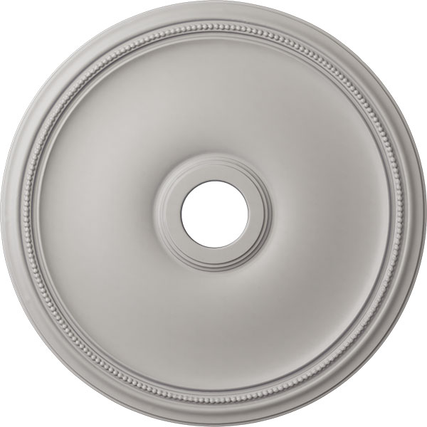 24"OD x 3 5/8"ID x 1 3/4"P Theia Ceiling Medallion (Fits Canopies up to 6 3/4"), Hand-Painted Ultra Pure White