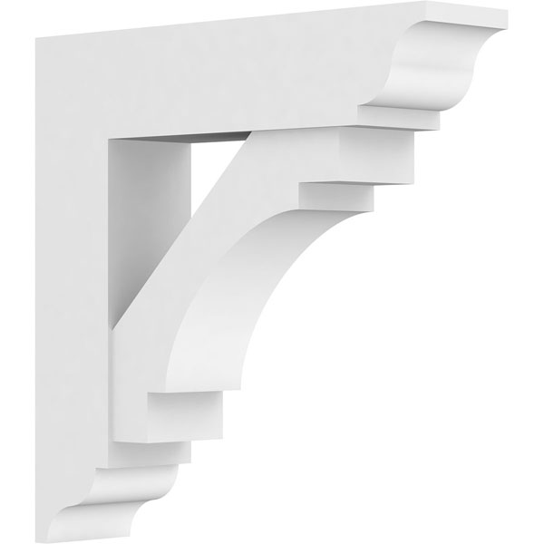 Standard Merced Architectural Grade PVC Bracket with Traditional Ends