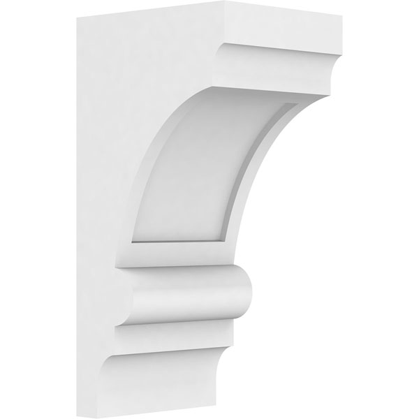 3"W x 4"D x 8"H Standard Diane Architectural Grade PVC Corbel