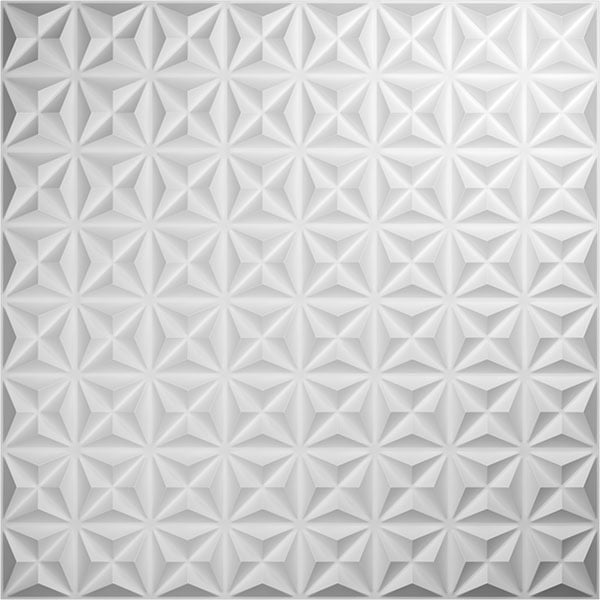 19 5/8"W x 19 5/8"H Coralie EnduraWall Decorative 3D Wall Panel Covers 2.67 Sq. Ft.
