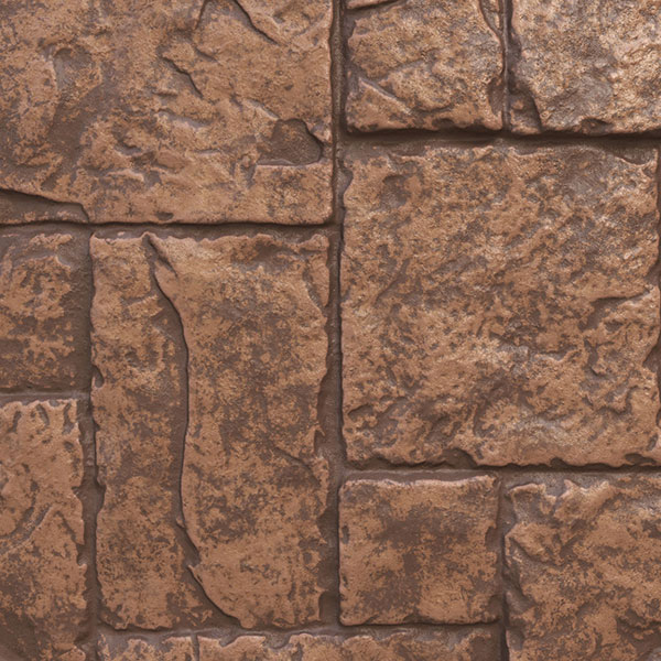 9"W x 8"H SAMPLE - Castle Rock Stacked Stone, Faux Stone Siding Panel, Sedona