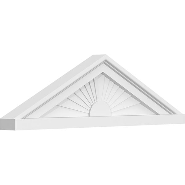 Peaked Cap Architectural Grade PVC Pediment