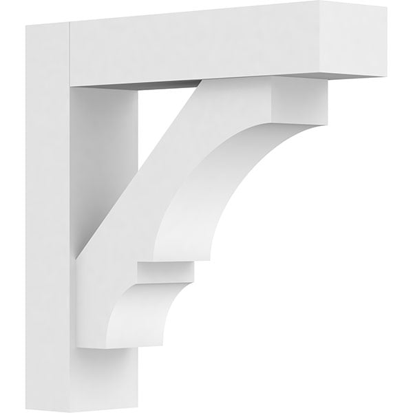 Standard Balboa Architectural Grade PVC Bracket With Block Ends