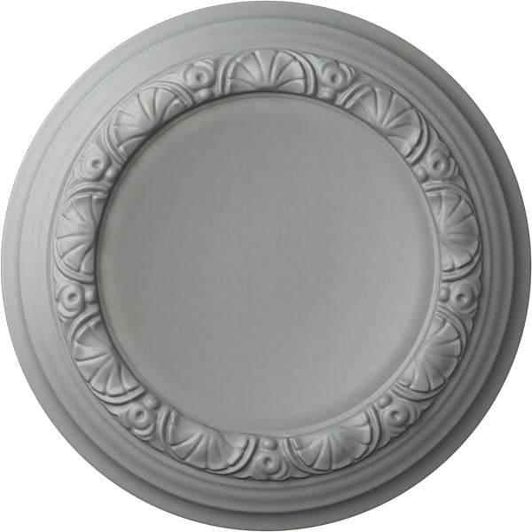 12 1/2"OD x 1 1/2"P Carlsbad Ceiling Medallion (Fits Canopies up to 7 7/8")