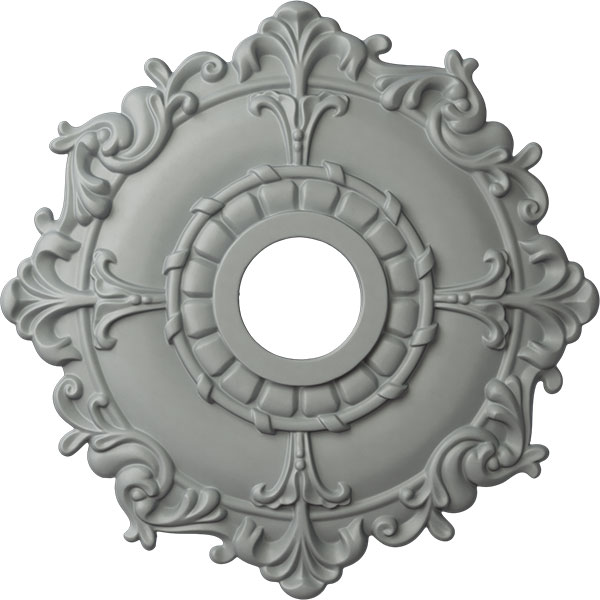 18"OD x 3 1/2"ID x 1 1/2"P Riley Ceiling Medallion (Fits Canopies up to 4 5/8")