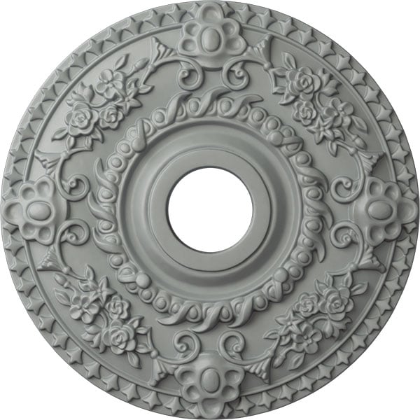18"OD x 3 1/2"ID x 1 1/2"P Rose Ceiling Medallion (Fits Canopies up to 7 1/4")