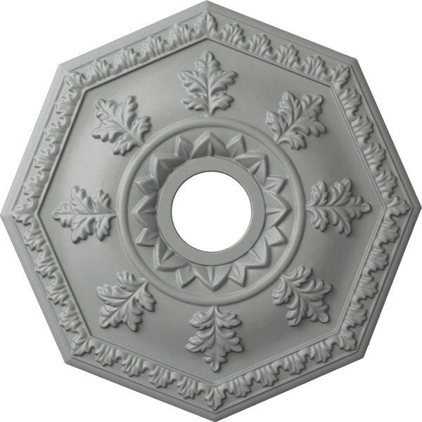 18"OD x 3 1/2"ID x 1 1/2"P Nottingham Ceiling Medallion (Fits Canopies up to 4 5/8")