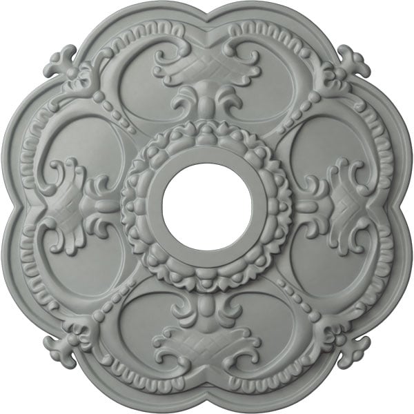 18"OD x 3 1/2"ID x 1 1/2"P Rotherham Ceiling Medallion (Fits Canopies up to 3 1/2")