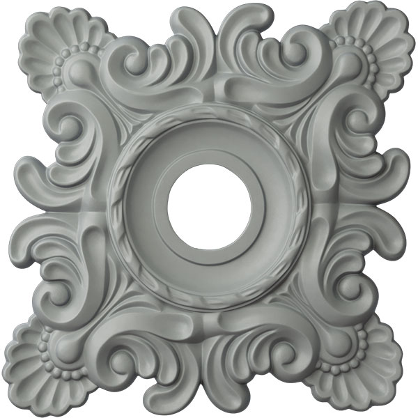 18"W x 18"H x 3 1/4"ID x 1 1/2"P Crawley Ceiling Medallion (Fits Canopies up to 6 3/4")