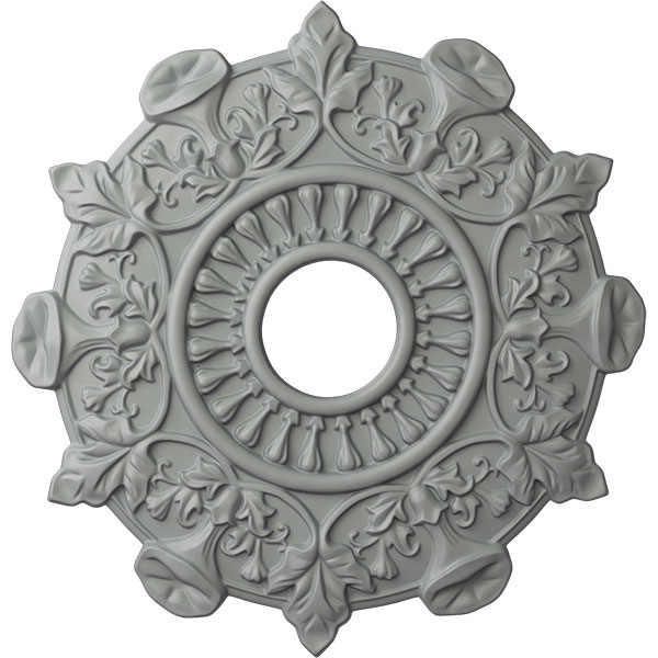 17 1/2"OD x 4"ID x 1"P Preston Ceiling Medallion (Fits Canopies up to 4")