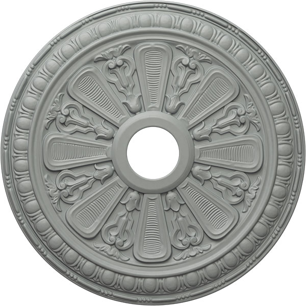 23 1/2"OD x 3 7/8"ID x 1"P Bristol Ceiling Medallion (Fits Canopies up to 3 7/8")