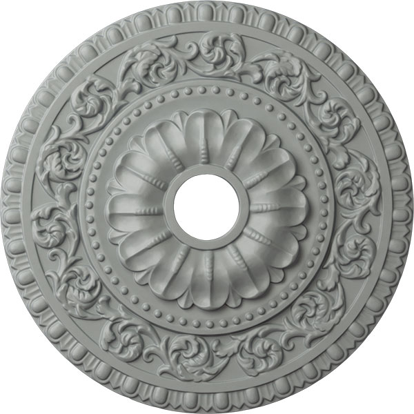 23 1/2"OD x 3 1/2"ID x 2 1/8"P Vaduz Ceiling Medallion (Fits Canopies up to 3 1/2")