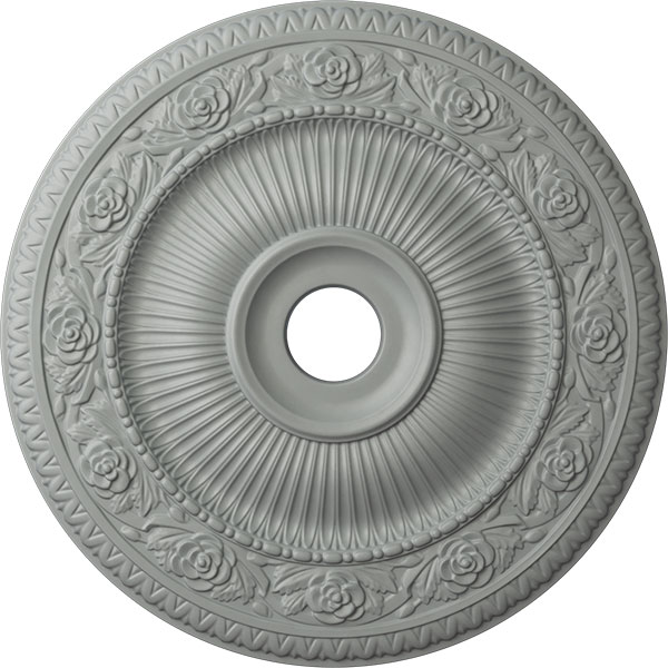 24 1/4"OD x 3 7/8"ID x 2"P Logan Ceiling Medallion (Fits Canopies up to 6 1/8")