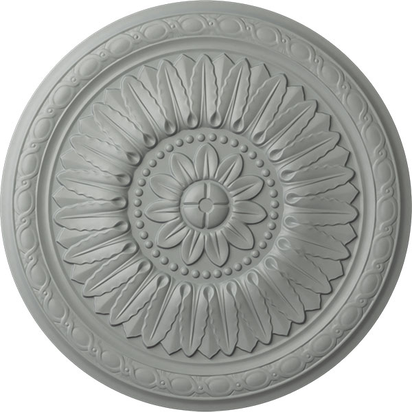 24"OD x 1 5/8"P Temple Ceiling Medallion (Fits Canopies up to 9 1/4")