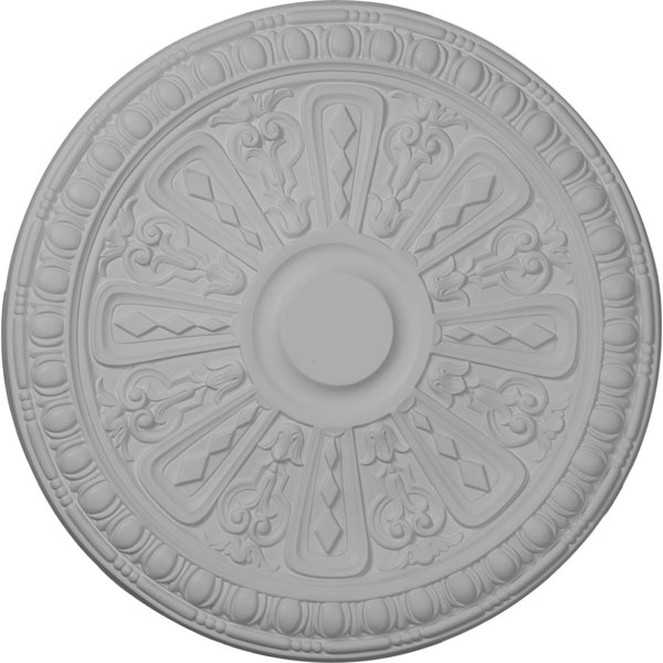18"OD x 1 1/4"P Raymond Ceiling Medallion (Fits Canopies up to 5 3/8")