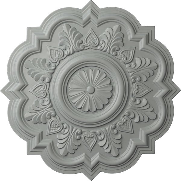 20 1/4"OD x 1 1/2"P Deria Ceiling Medallion (Fits Canopies up to 6")