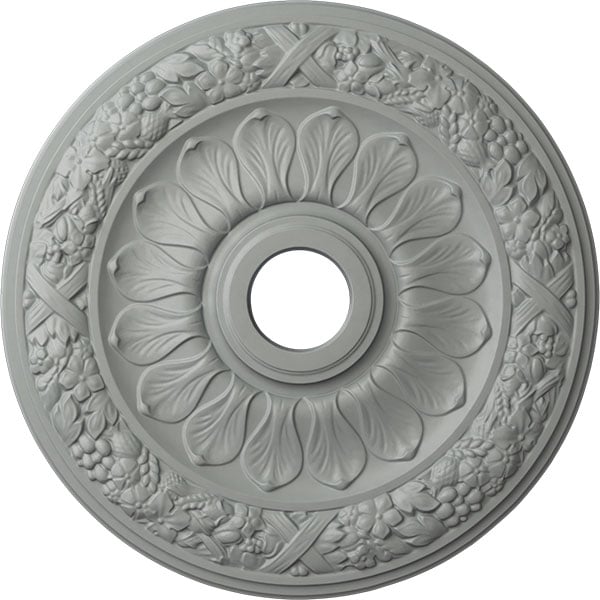 24"OD x 4"ID x 1 1/2"P Swindon Ceiling Medallion (Fits Canopies up to 6 1/8")
