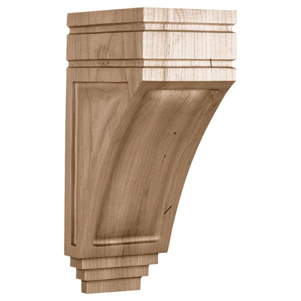 5"W x 7 3/4"D x 14"H San Juan Wood Corbel, Maple