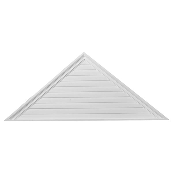 72"W x 18"H x 2 1/8"P,  Pitch 6/12 Triangle Gable Vent, Non-Functional