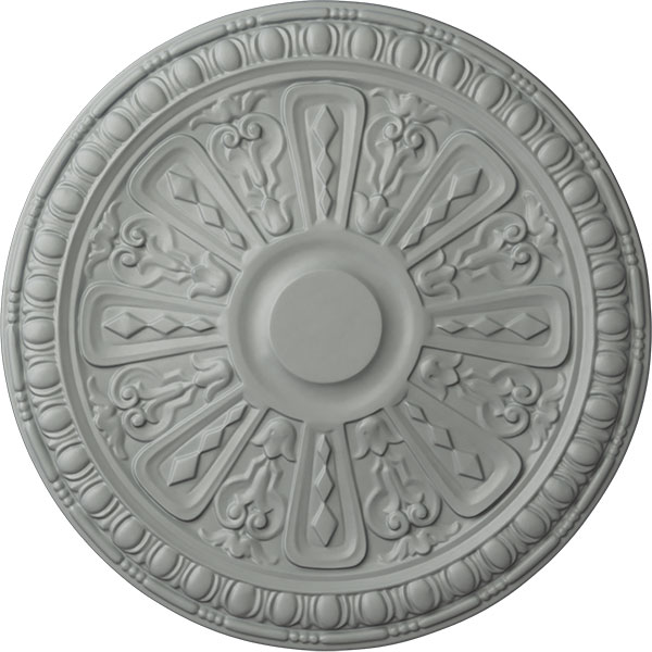 18 1/8"OD 3 5/8"ID x 1 1/8"P Raymond Ceiling Medallion (Fits Canopies up to 5 1/8")