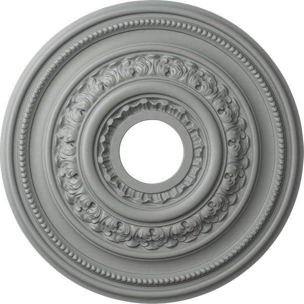 17 5/8"OD X 3 5/8"ID X 1 7/8"P Orleans Ceiling Medallion (Fits Canopies up to 4 5/8")